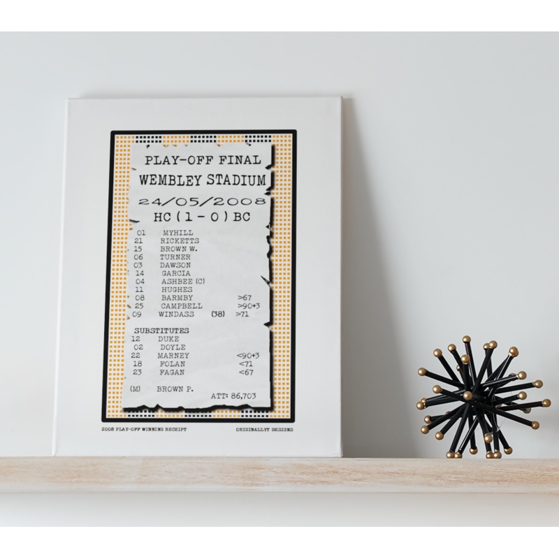 Hull City Art Print RECEIPT Design
