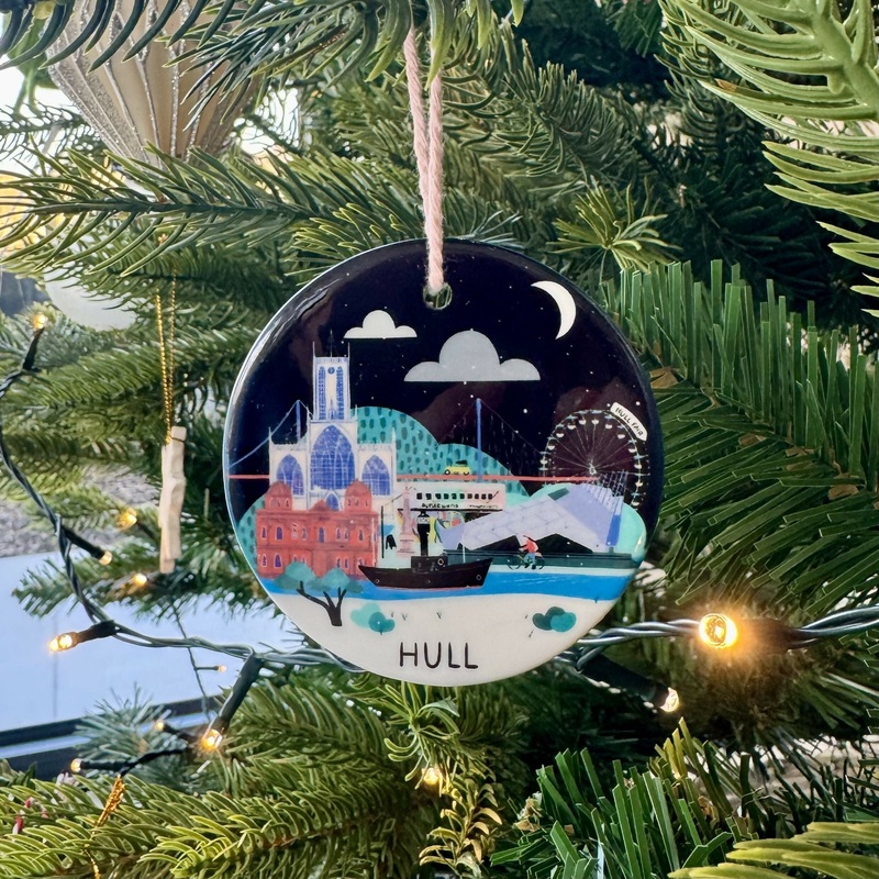 Ceramic Hull Art Bauble|Bauble