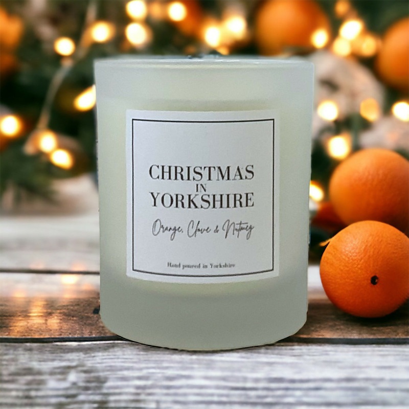 Christmas in Yorkshire – Orange, Clove and Nutmeg Candle – 150g