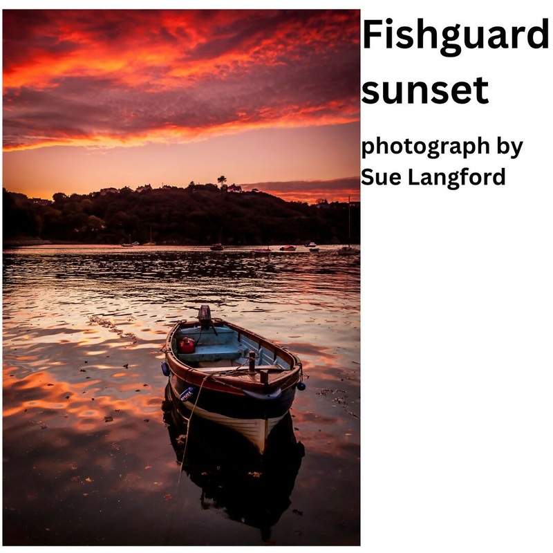 Fishguard Sunset (mini oblong Frame)