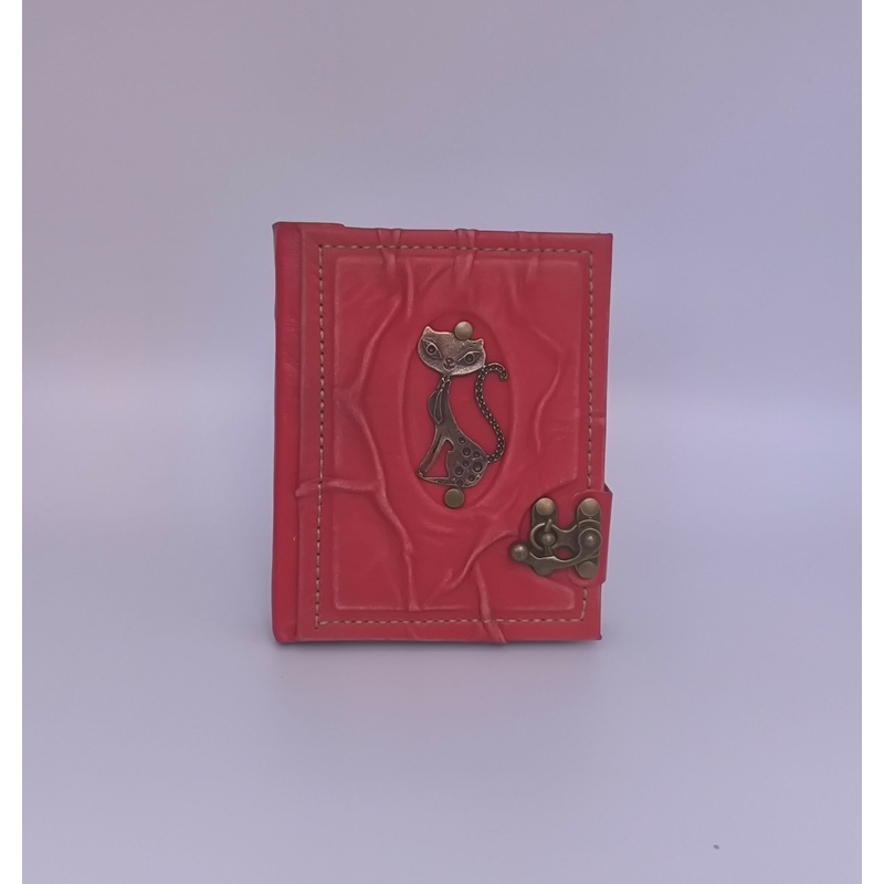 Lady Cat Small Notebook with Lined Paper
