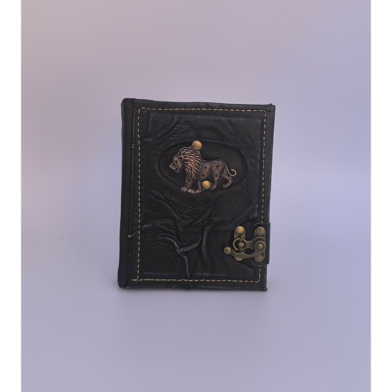 Lion Small Notebook with Plain Paper