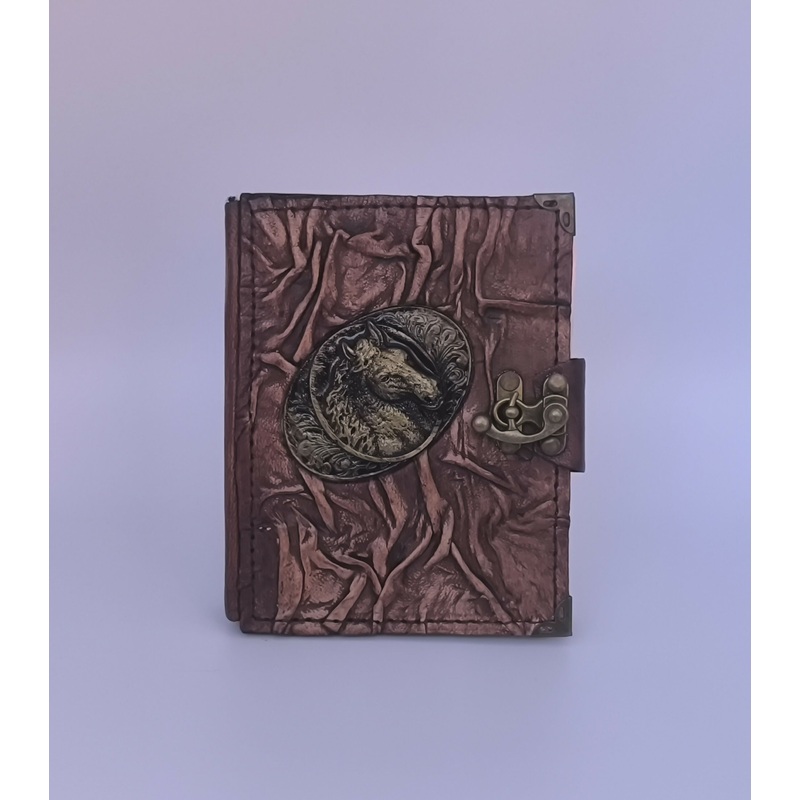 POLY NATURAL HORSE Small Notebook with Plain Paper