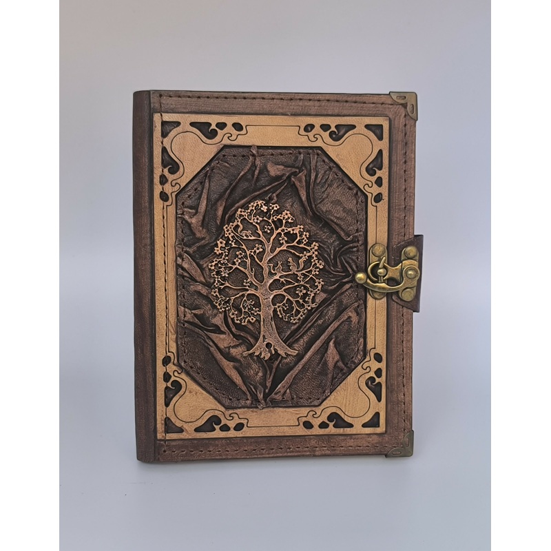 POLY TREE OF LIFE Medium Notebook with Plain Paper