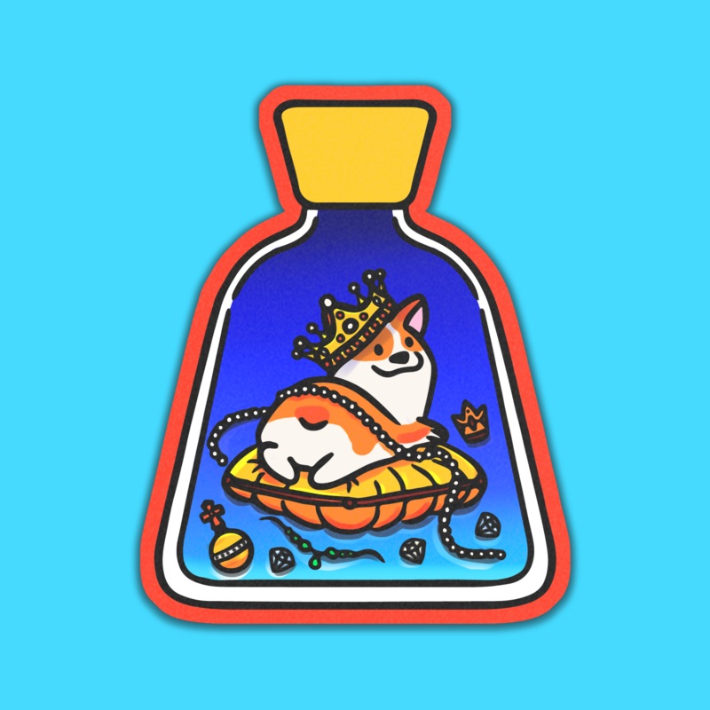 Sticker – Corgi