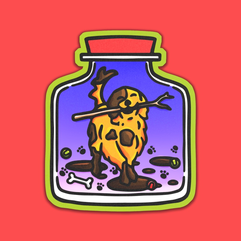 Sticker – Golden Retriever