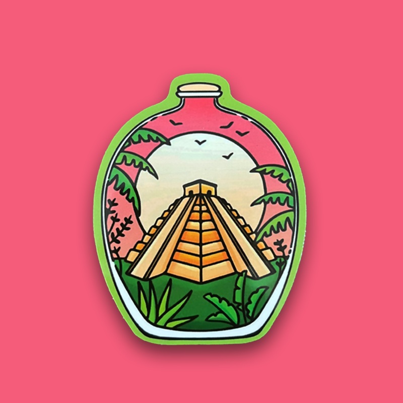 Sticker – Mayan Temple