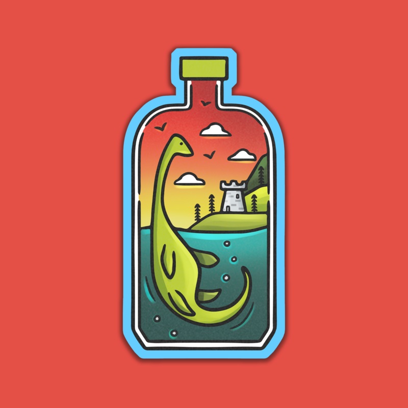 Sticker – Nessie