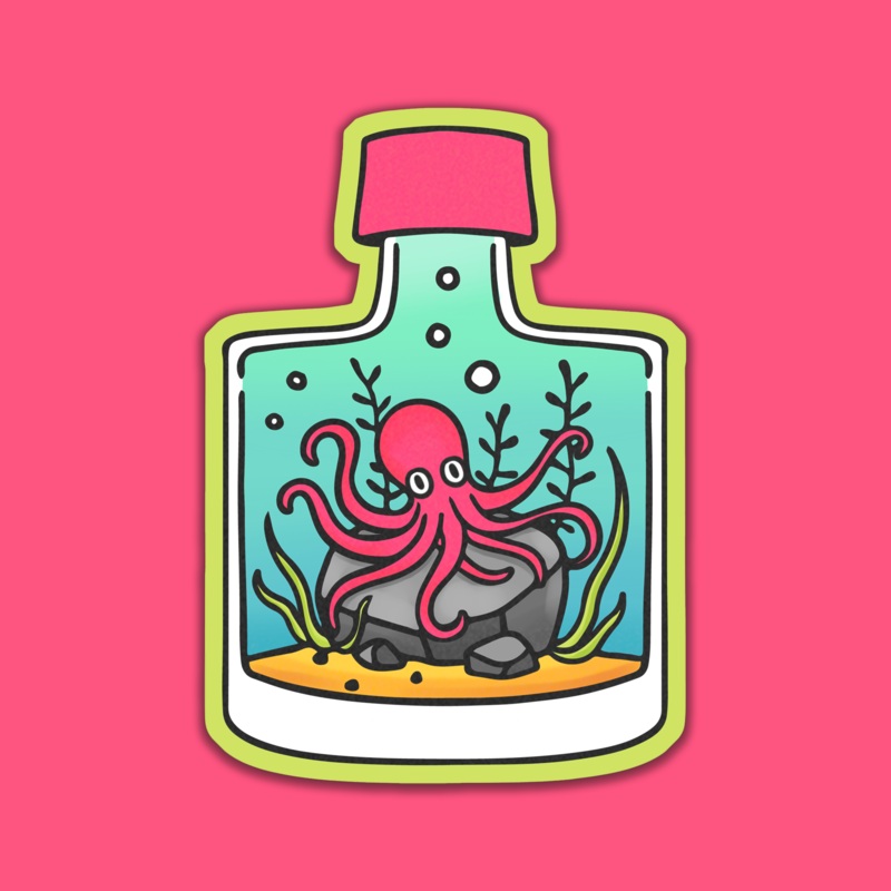 Sticker – Octopus