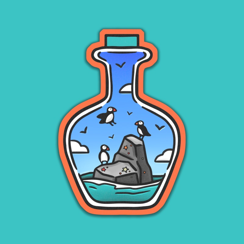 Sticker – Puffin