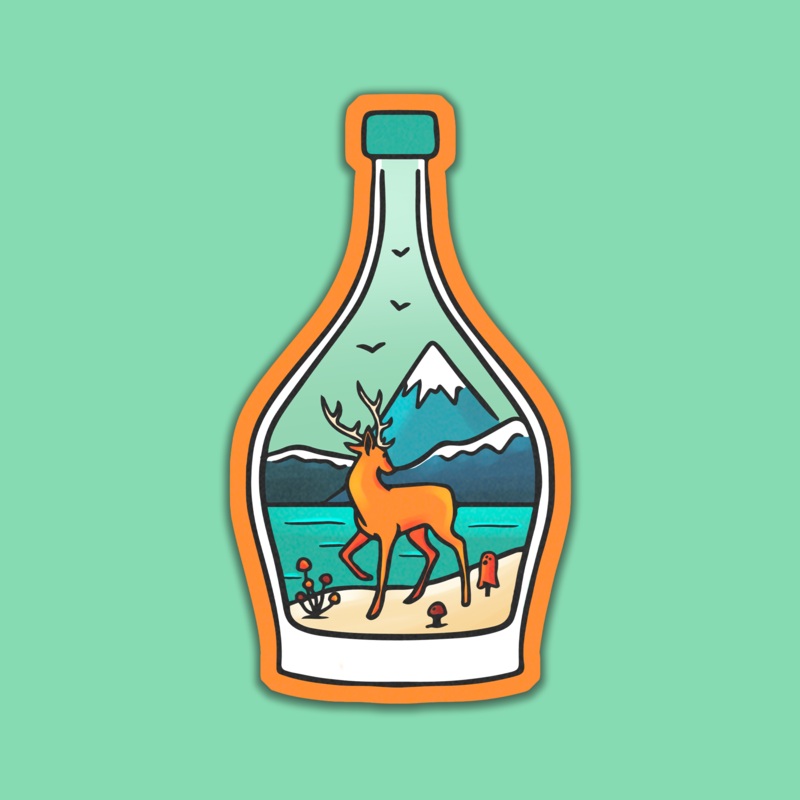 Sticker – Stag