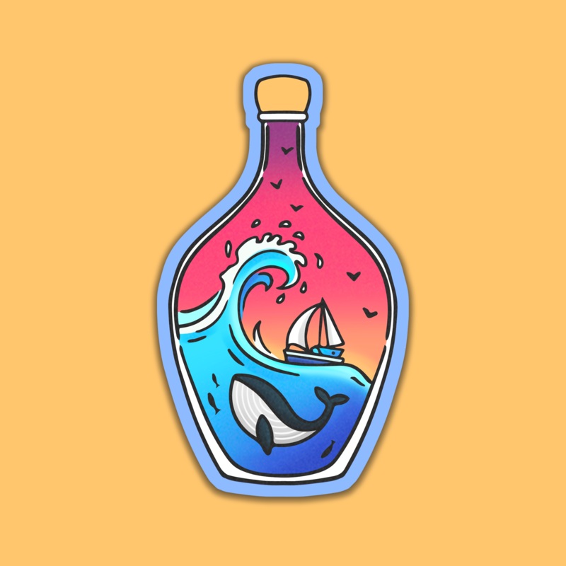 Sticker – Whale