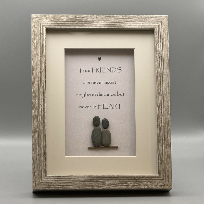 True Friends – Small|True Friends (697). Small grey texture frame|True Friends (699). Small grey texture frame