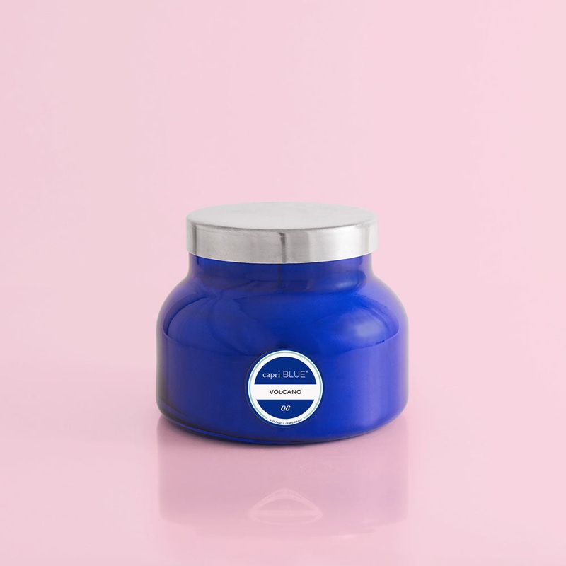 Capri Blue Volcano Signature Blue Jar Candle