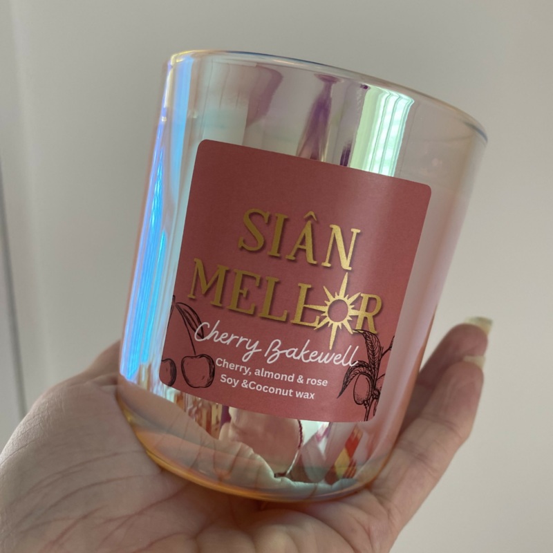 Cherry Bakewell Iridescent Candle