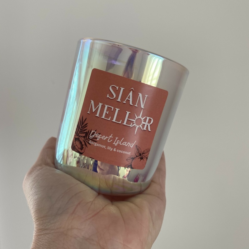 Desert Island Iridescent Candle