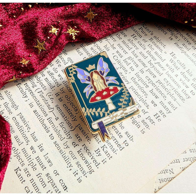 Fairy Book Enamel Pin