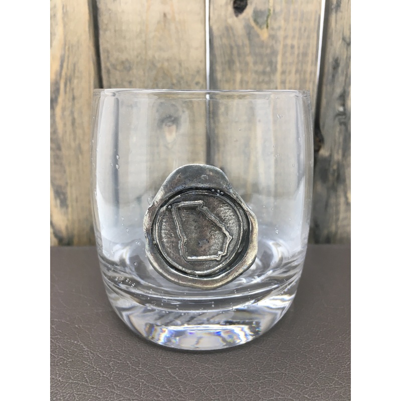 Southern Jubilee Medallion Double Old Fashion Glass