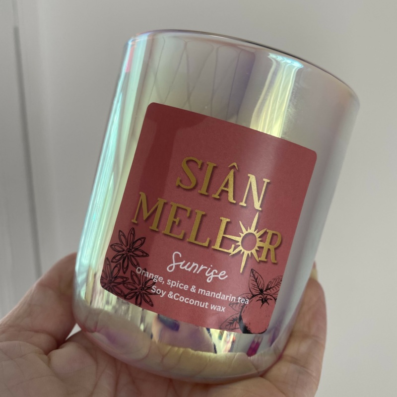 Sunrise Iridescent Candle