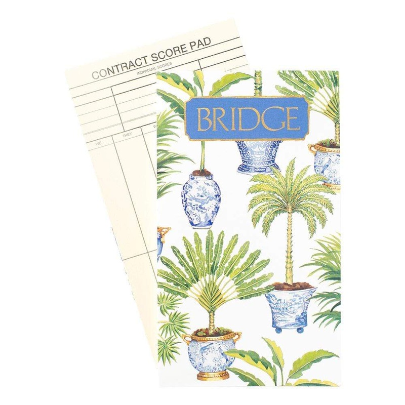 Bridge Score Pad -Potted Palms