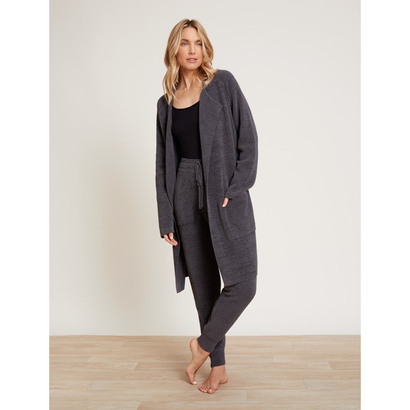 CozyChic Wide Collar Jacket -Carbon