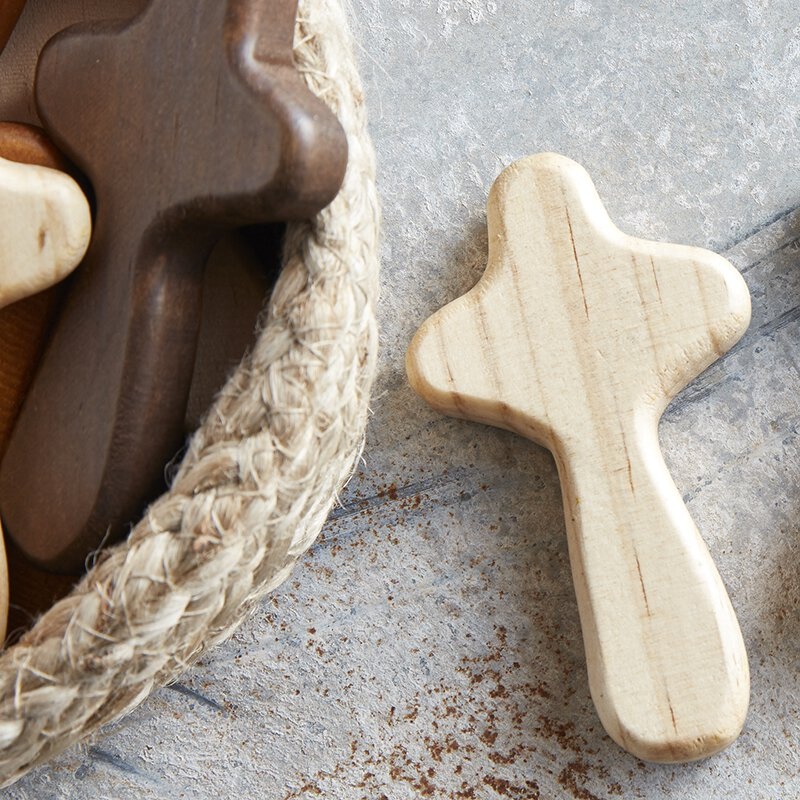 Hand Held Crosses|Dark Wood|Grey|Natural Wood|Walnut Wood|White