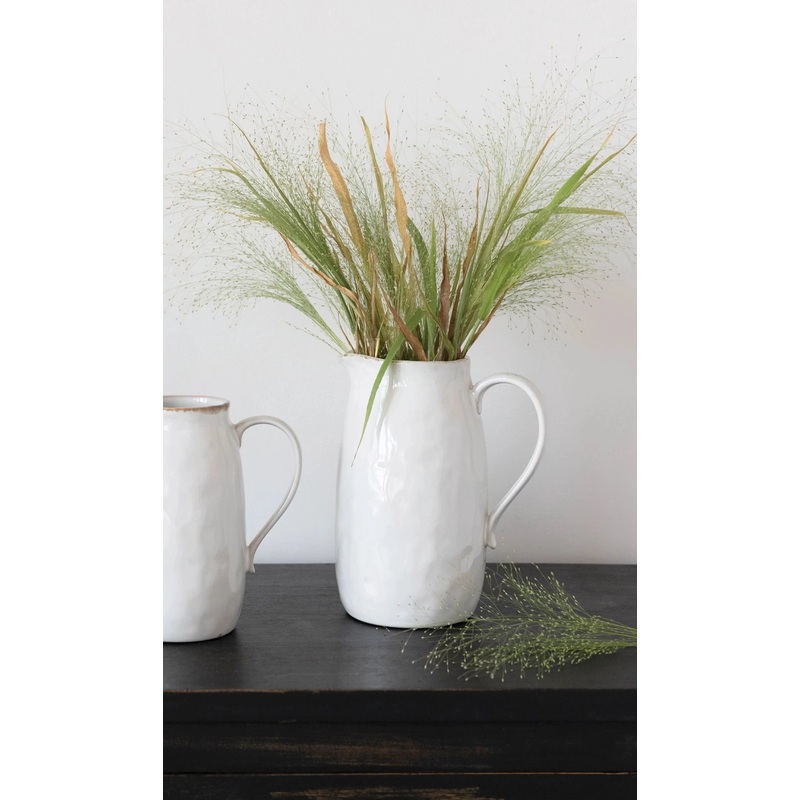 Reactive Glaze Stoneware Pitcher