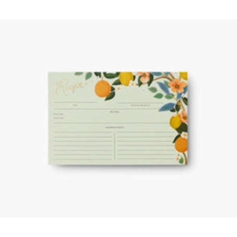 Rifle Paper Recipe Cards -Citrus Grove