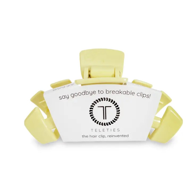 Teleties Classic Hair Clips -Buttercup