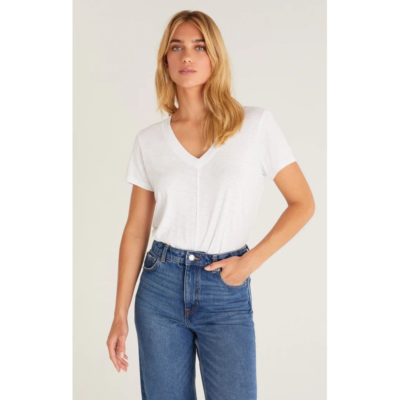 Z Supply Dream Slub SS Tee -White