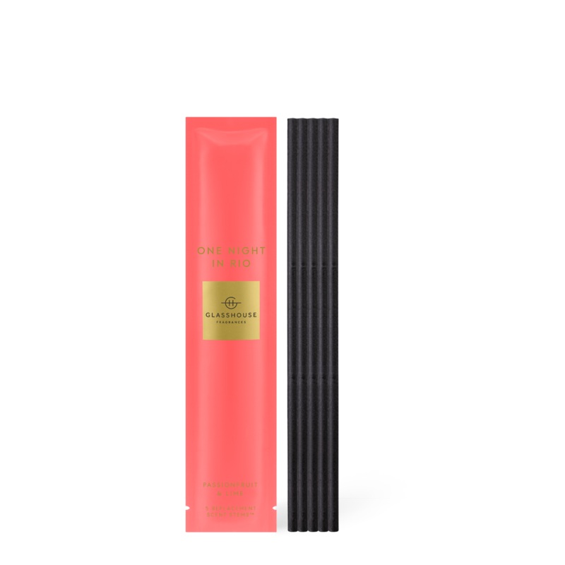 Glasshouse Replacement Scent Stems -One Night in Rio