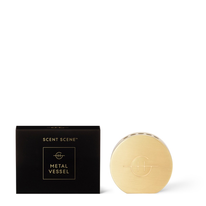 Glasshouse Scent Scene Metal Vessel – Gold
