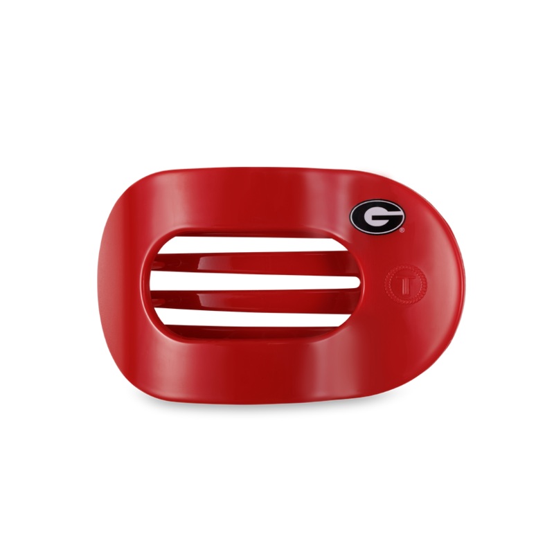 Teleties Collegiate -Georgia|Go Dawgs! Med Flat Round Hair Clip|Med Flat Round Hair Clip|Sm Teleties|Go Dawgs! Sm Teleties|Lg Teleties|Med Hair Clip|Lg Hair Clip