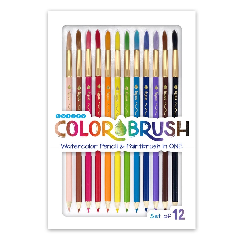 Colorbrush Watercolor Pencil & Paintbrush In One Set