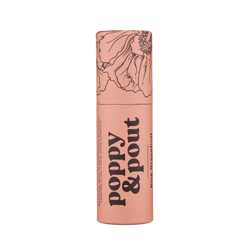 Pink Grapefruit Flower Powered Lip Balm