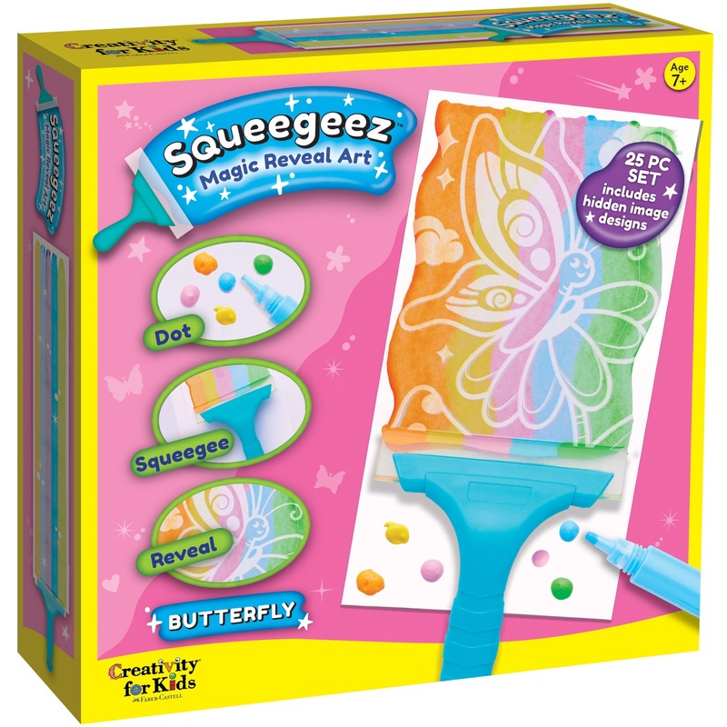 Squeegeez Magic Reveal Art Butterfly