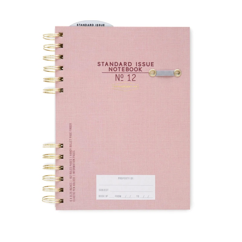 Standard Issue Notebook No. 12 -Dusty Pink