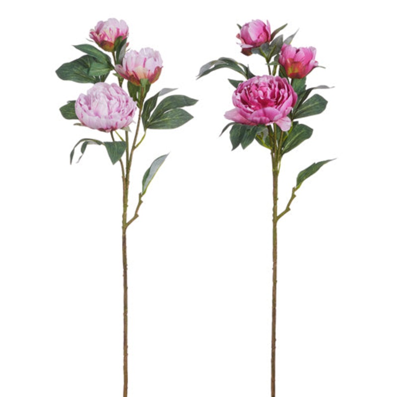 Pink Peony Sprays -35|Light|Dark