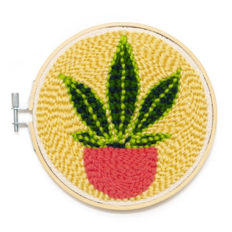 Punch Needle Kit -Plant