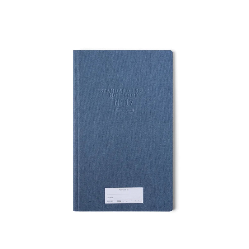 Standard Issue Tall Notebook No. 17 -Blue