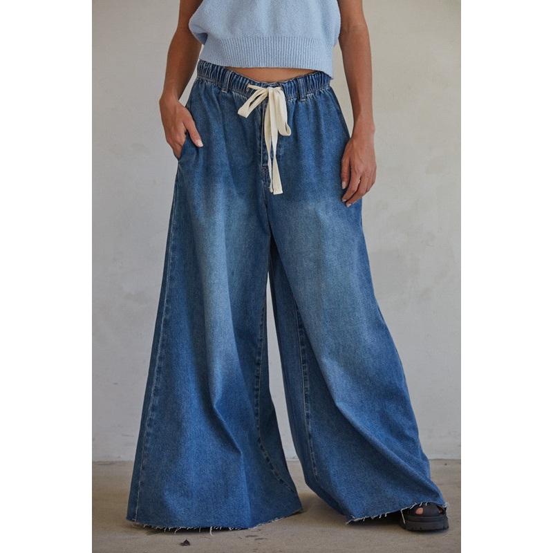 BT Bell Jar Pants -Dk Denim|Small|Medium|Large