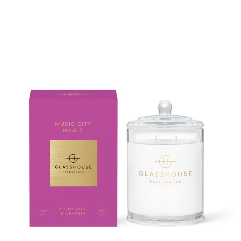 Glasshouse 13.4 oz. Candle -Music City Magic