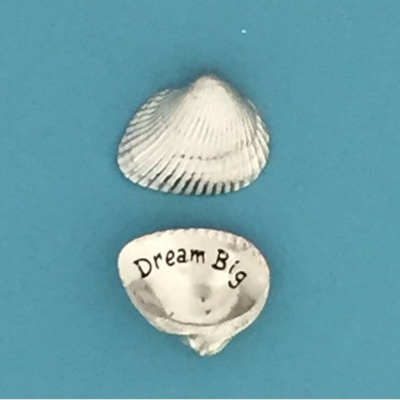 Pewter Med Spirit Shell -Dream Big