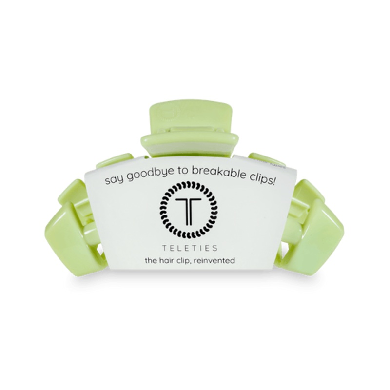 Teleties Classic Hair Clips -Aloe, There!