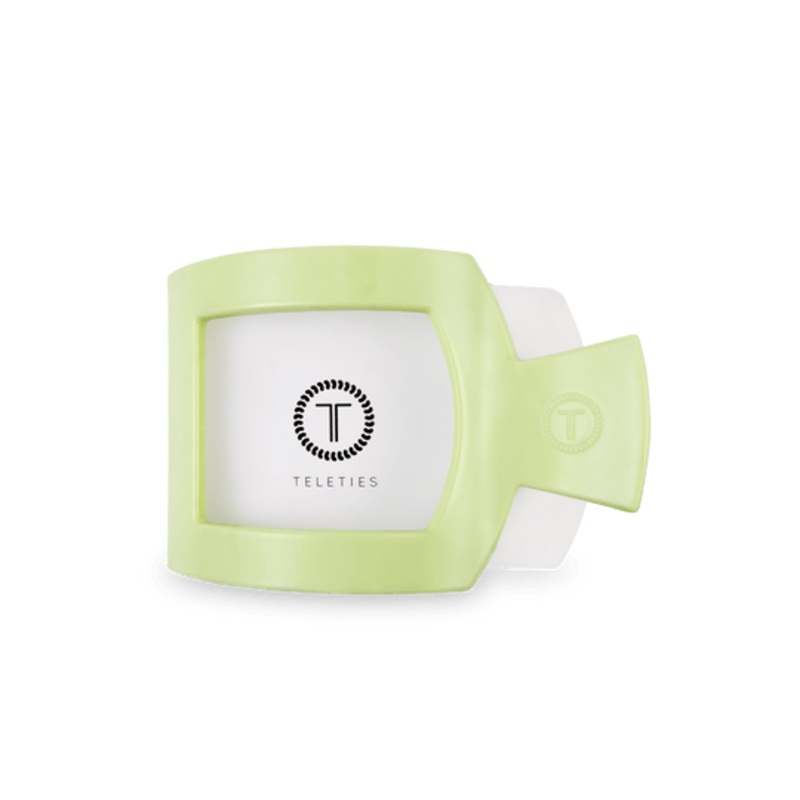 Teleties Flat Square Clips -Aloe, There!