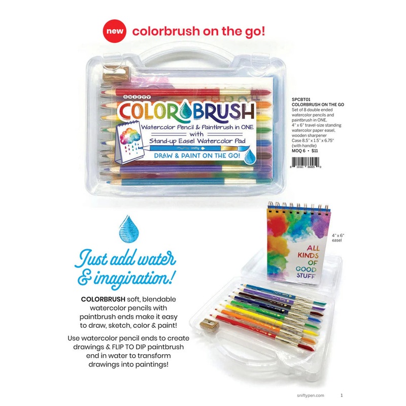 Colorbrush Watercolor Pencil & Paintbrush In One On the Go