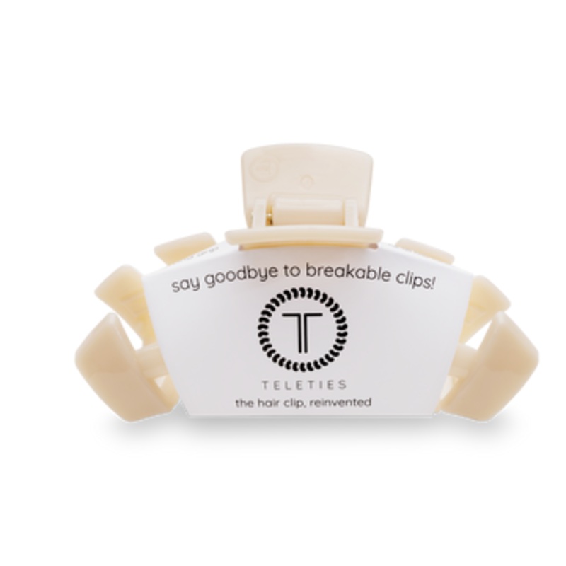 Teleties Classic Hair Clips -Almond Beige