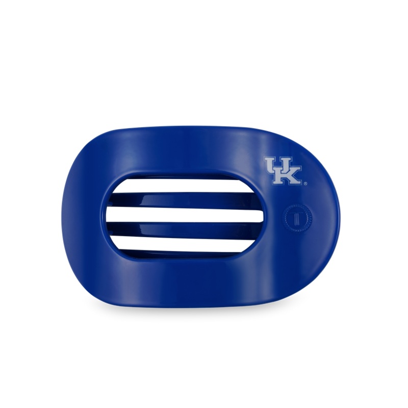 Teleties Collegiate -Kentucky|Med Flat Round Hair Clip|Sm Teleties|Med Hair Clip