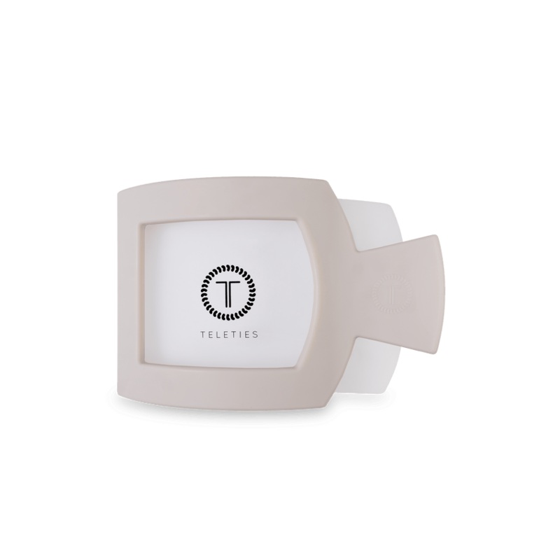 Teleties Flat Square Clips -Toasted