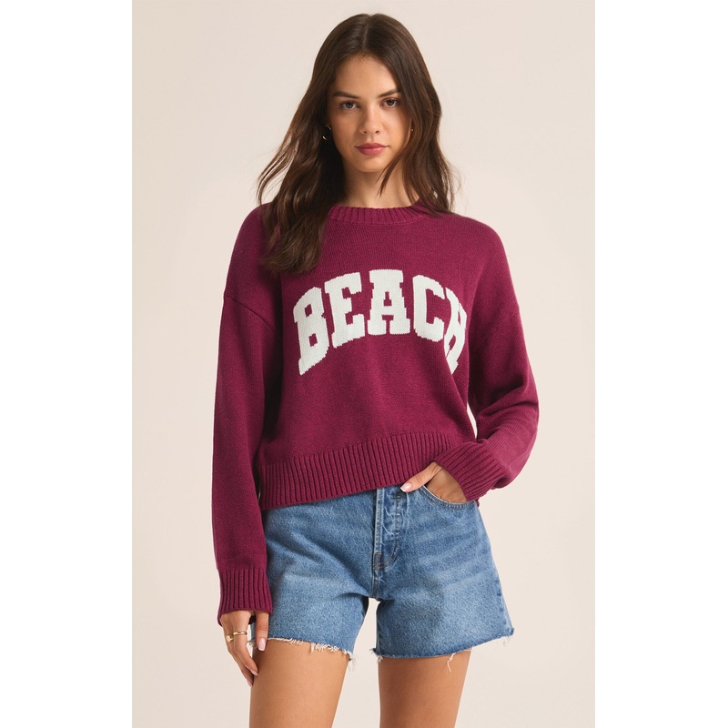 Z Supply Sunset Beach Sweater -Cactus Flower